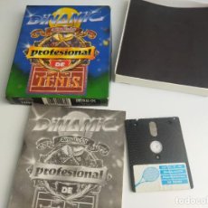 Videojuegos y Consolas: SIMULADOR PROFESIONAL DE TENIS - DINAMIC 1990 - AMSTRAD CPC DISCO 3” - JUEGO COMPLETO