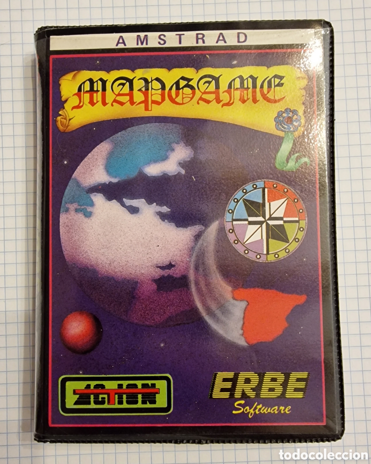 Videojuegos y consolas: Mapgame para Amstrad de Erbe Software Action 1985 - Foto 1