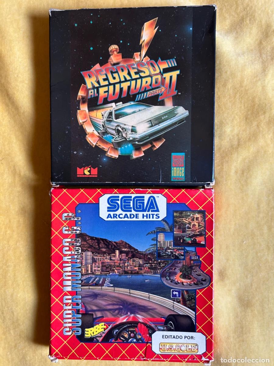 Videojuegos y consolas: Pack amstrad Regreso al futuro2/S&uacute;per M&oacute;naco gp - Foto 1