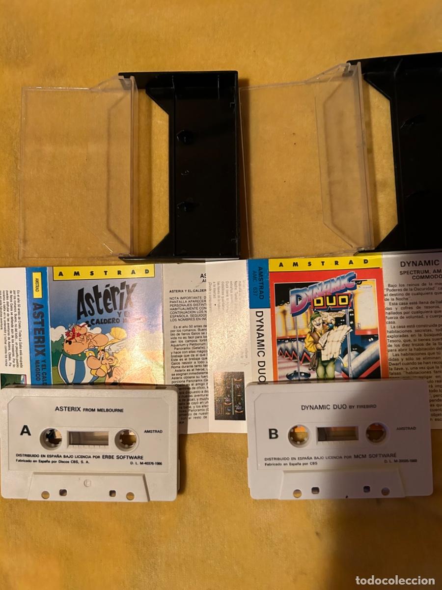 Videojuegos y consolas: Pack amstrad Asterix/Dynamic d&uacute;o - Foto 2
