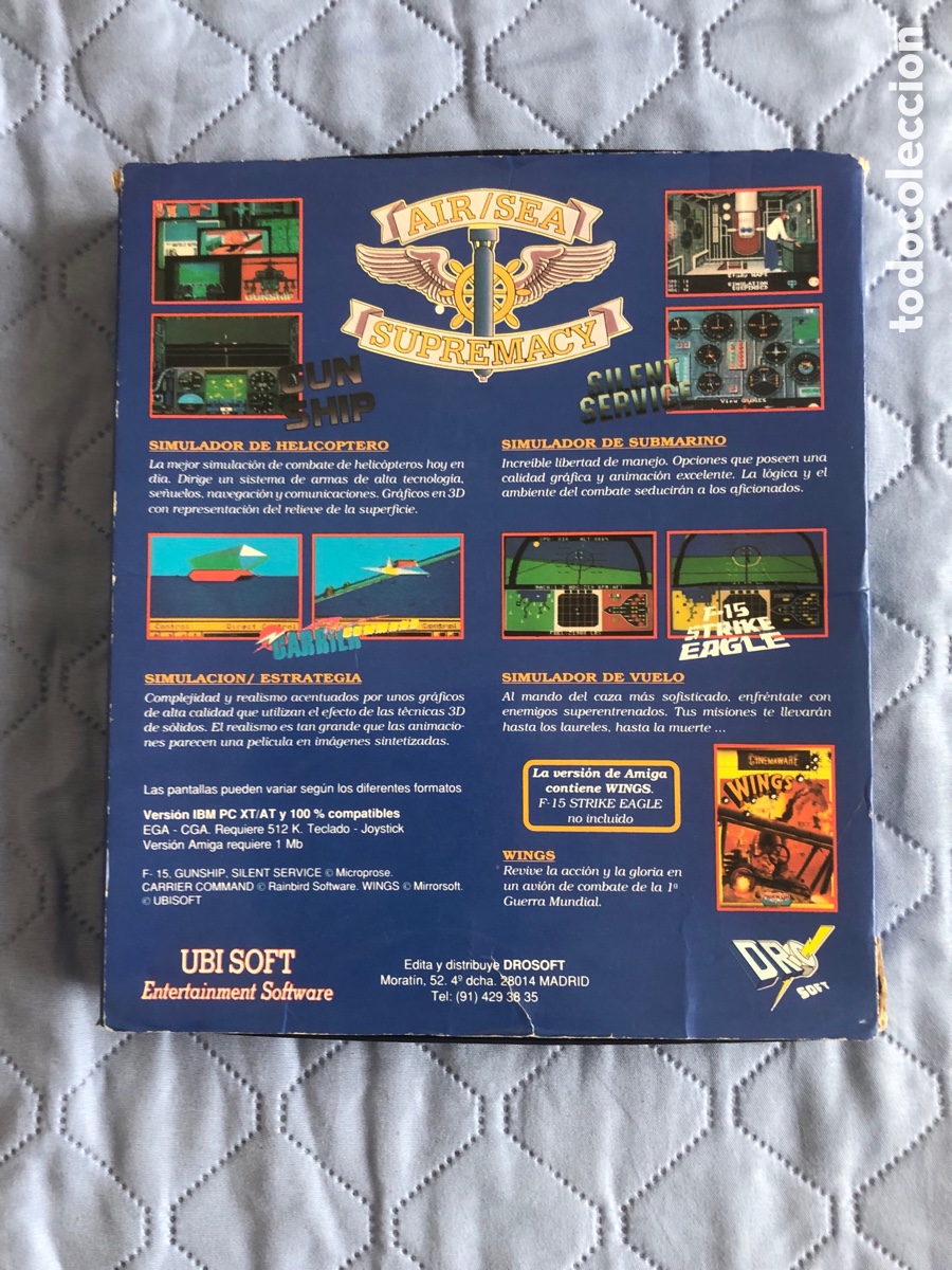 Videojuegos y consolas: Amstrad cpc disco air/sea supremacy - Foto 2