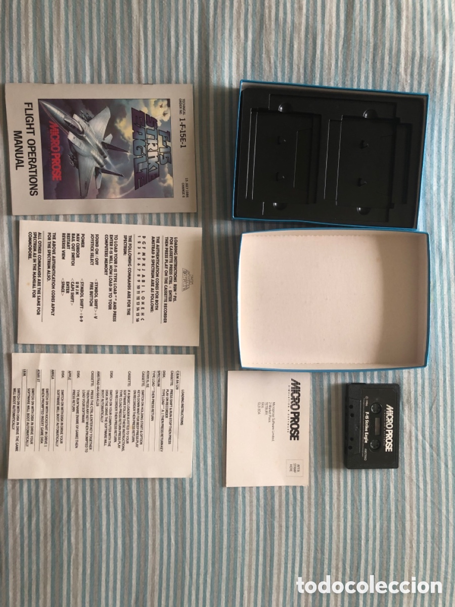 Videojuegos y consolas: F-15 strike eagle caja amstrad cpc cinta - Foto 3