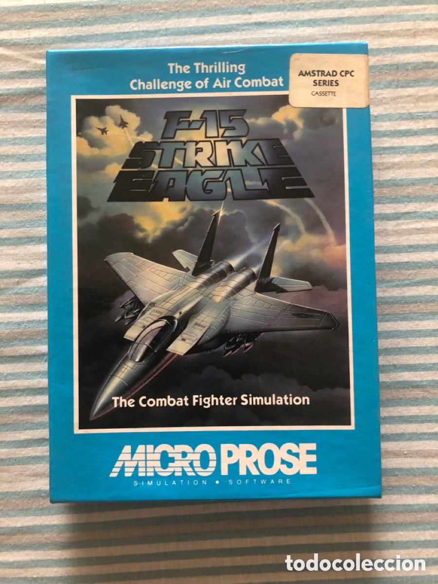 Videojuegos y consolas: F-15 strike eagle caja amstrad cpc cinta - Foto 1