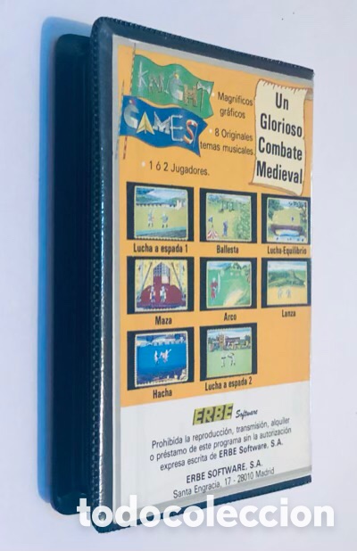 Videojuegos y consolas: Knight Games [English Software] 1986 Erbe Software [AMSTRAD CPC] - Foto 2