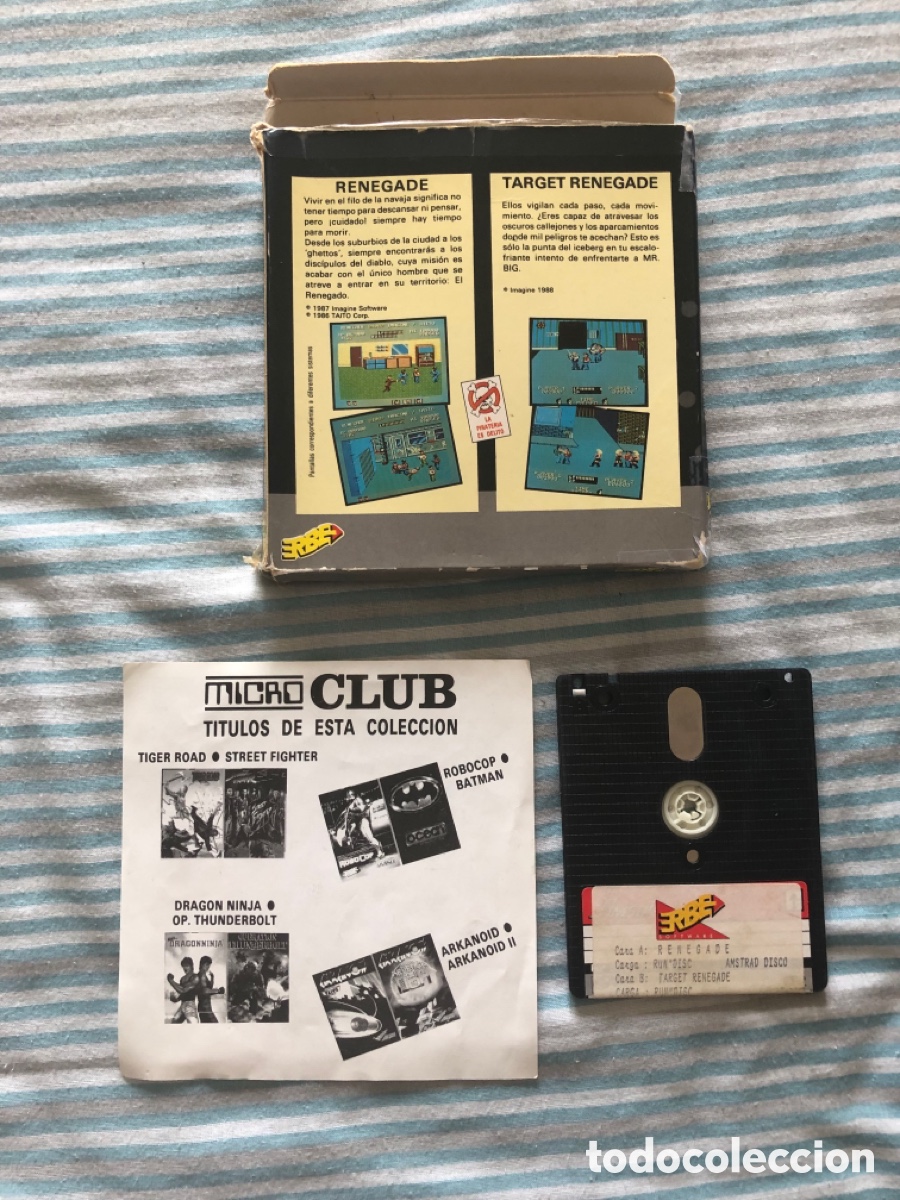 Videojuegos y consolas: Micro club amstrad disco Renegade / Target - Foto 3