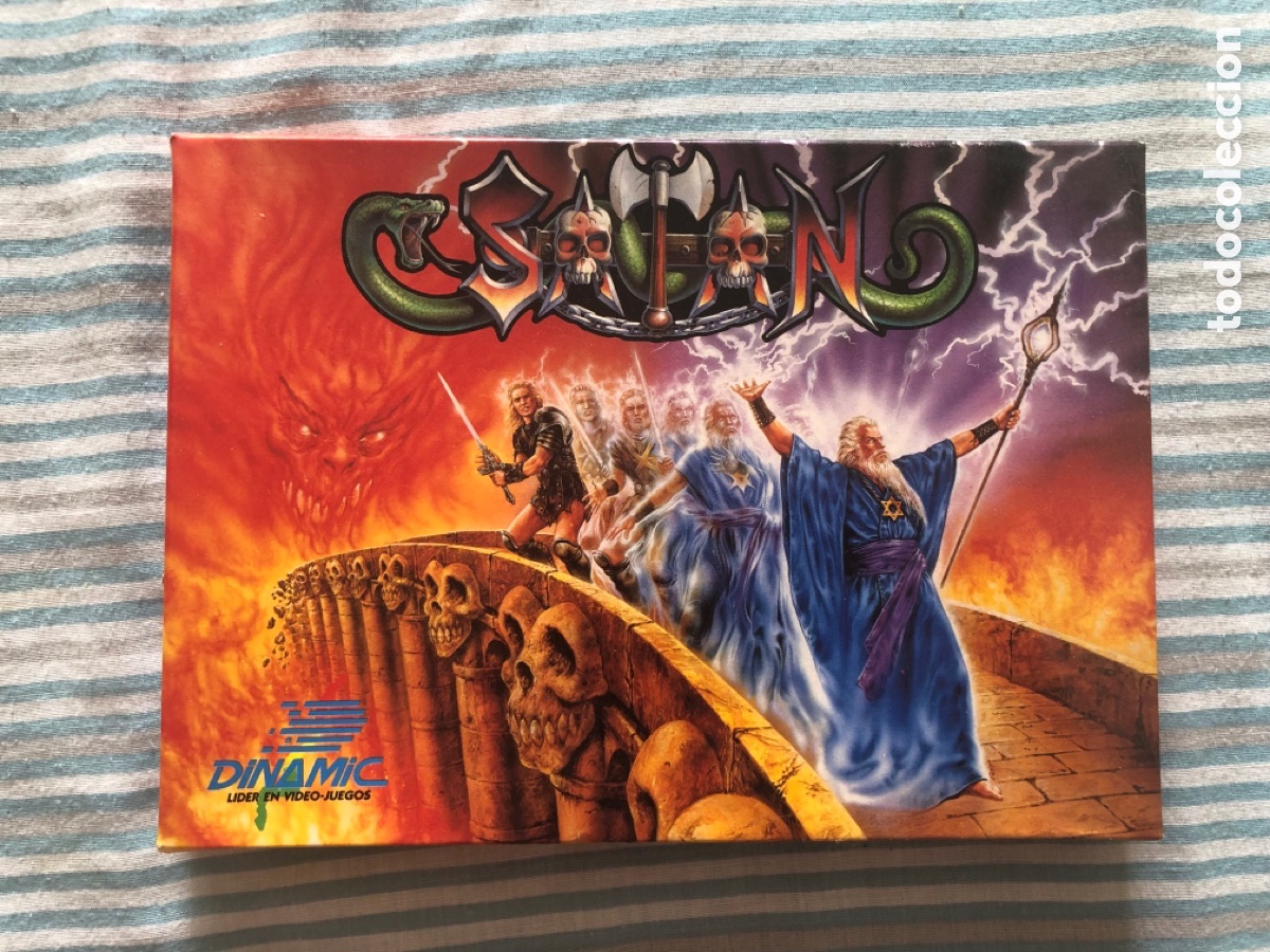Videojuegos y consolas: Satan amstrad cinta caja cart&oacute;n versi&oacute;n espa&ntilde;ola - Foto 1