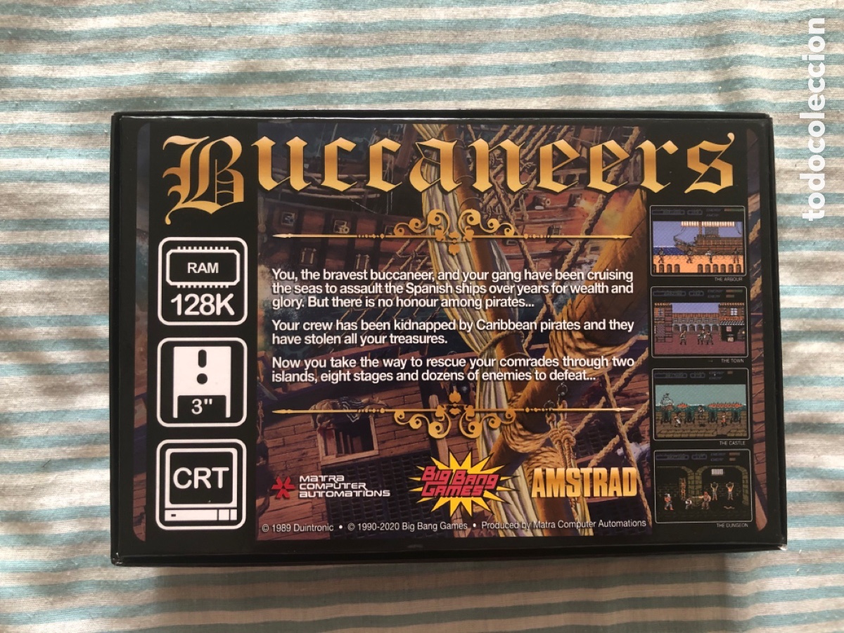 Videojuegos y consolas: Buccaneers amstrad disco - Foto 2