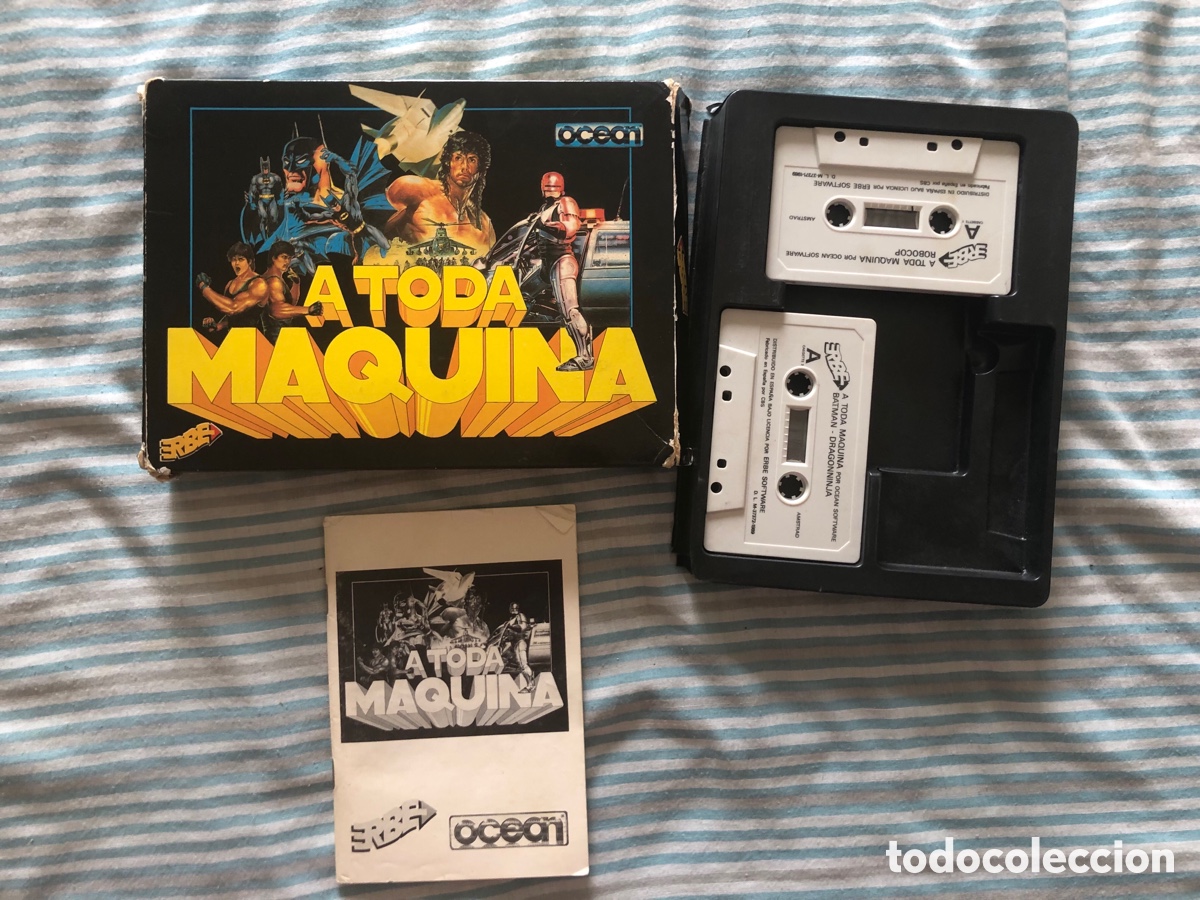 Videojuegos y consolas: Pack amstrad cinta A toda m&aacute;quina - Foto 3