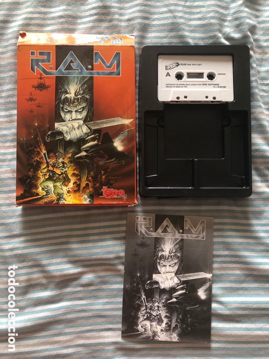 Videojuegos y consolas: Amstrad cinta R.A.M. Caja cart&oacute;n - Foto 3