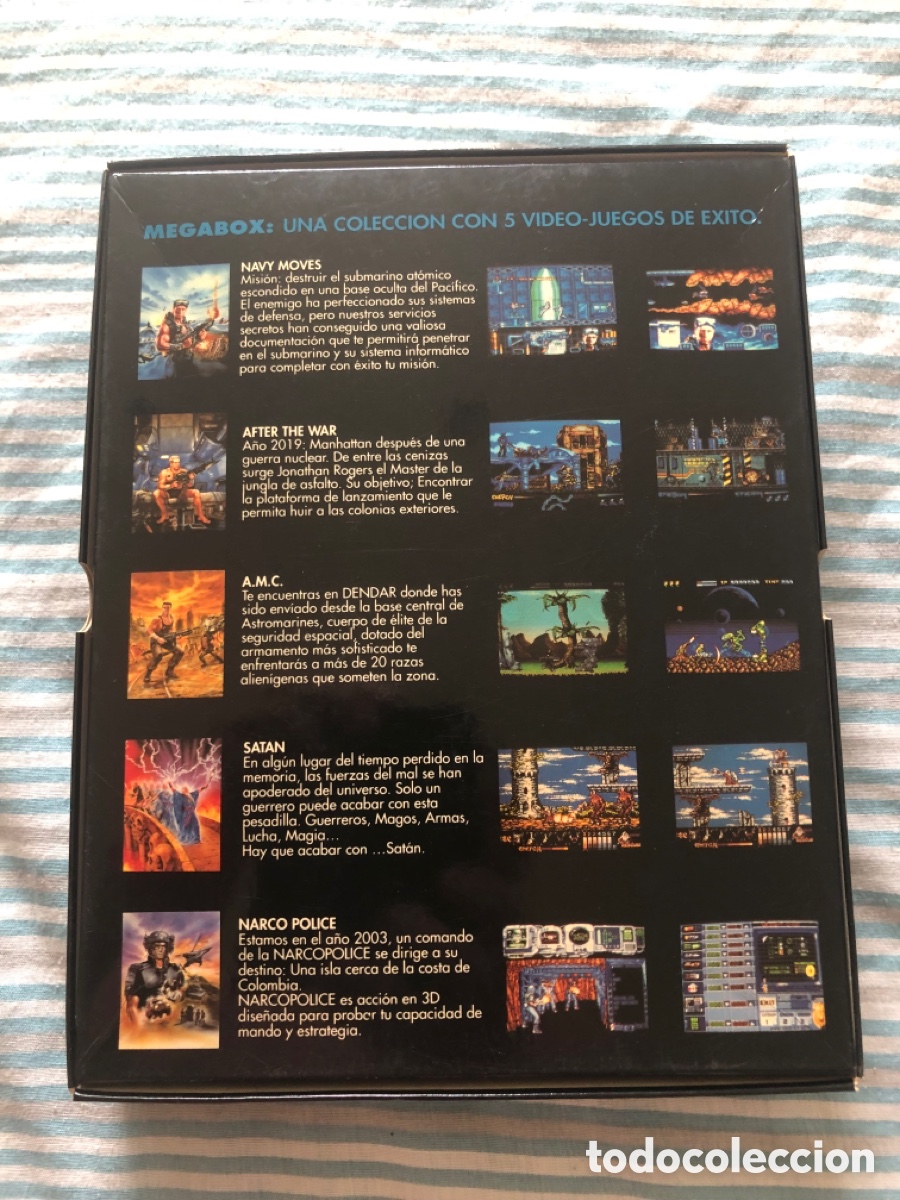 Videojuegos y consolas: Pack Megabox amstrad cinta caja grande - Foto 2