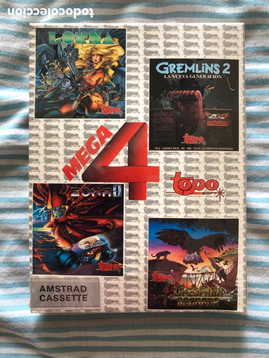 Videojuegos y consolas: Mega 4 de topo amstrad cinta NUEVO - precintado - Foto 1