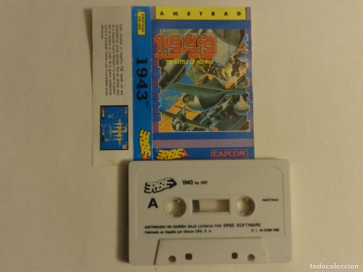 Videojuegos y consolas: 1943 CAPCOM AMSTRAD CPC 464 472 664 6128 - Foto 2