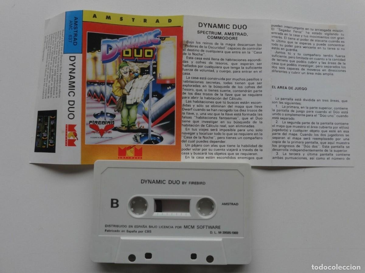 Videojuegos y consolas: DYNAMIC DUO FIREBIRD MCM SOFTWARE AMSTRAD CPC 464 472 664 6128 - Foto 2
