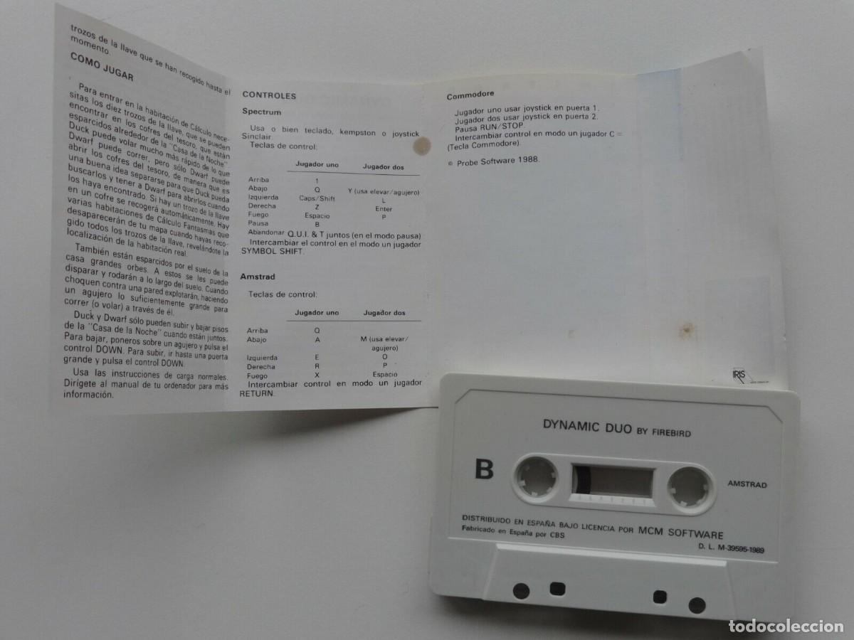 Videojuegos y consolas: DYNAMIC DUO FIREBIRD MCM SOFTWARE AMSTRAD CPC 464 472 664 6128 - Foto 3