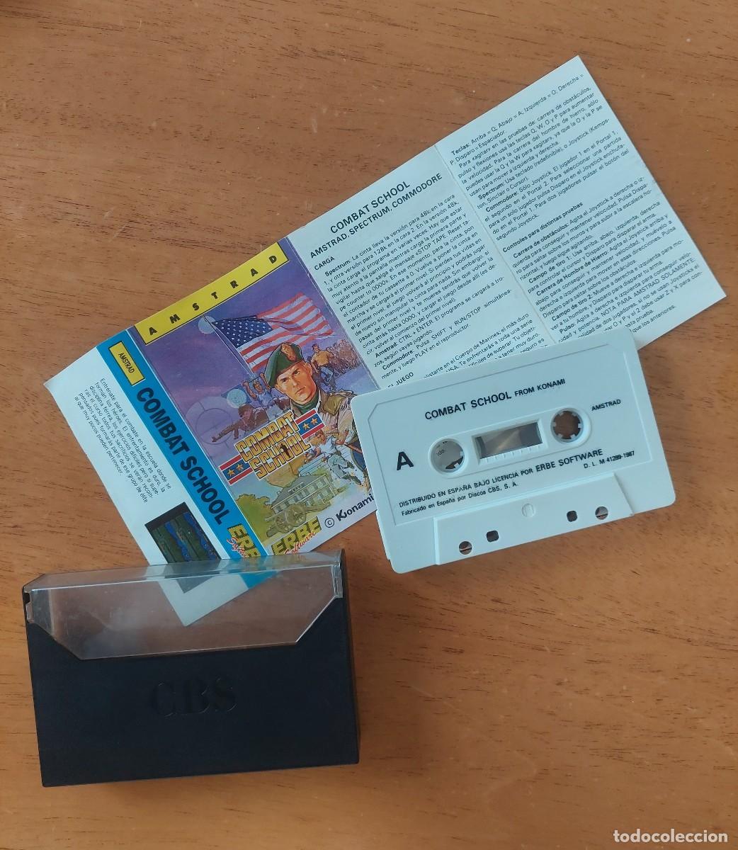 Videojuegos y consolas: COMBAT SCHOOL - AMSTRAD CASSETTE - ERBE - KONAMI - Foto 2