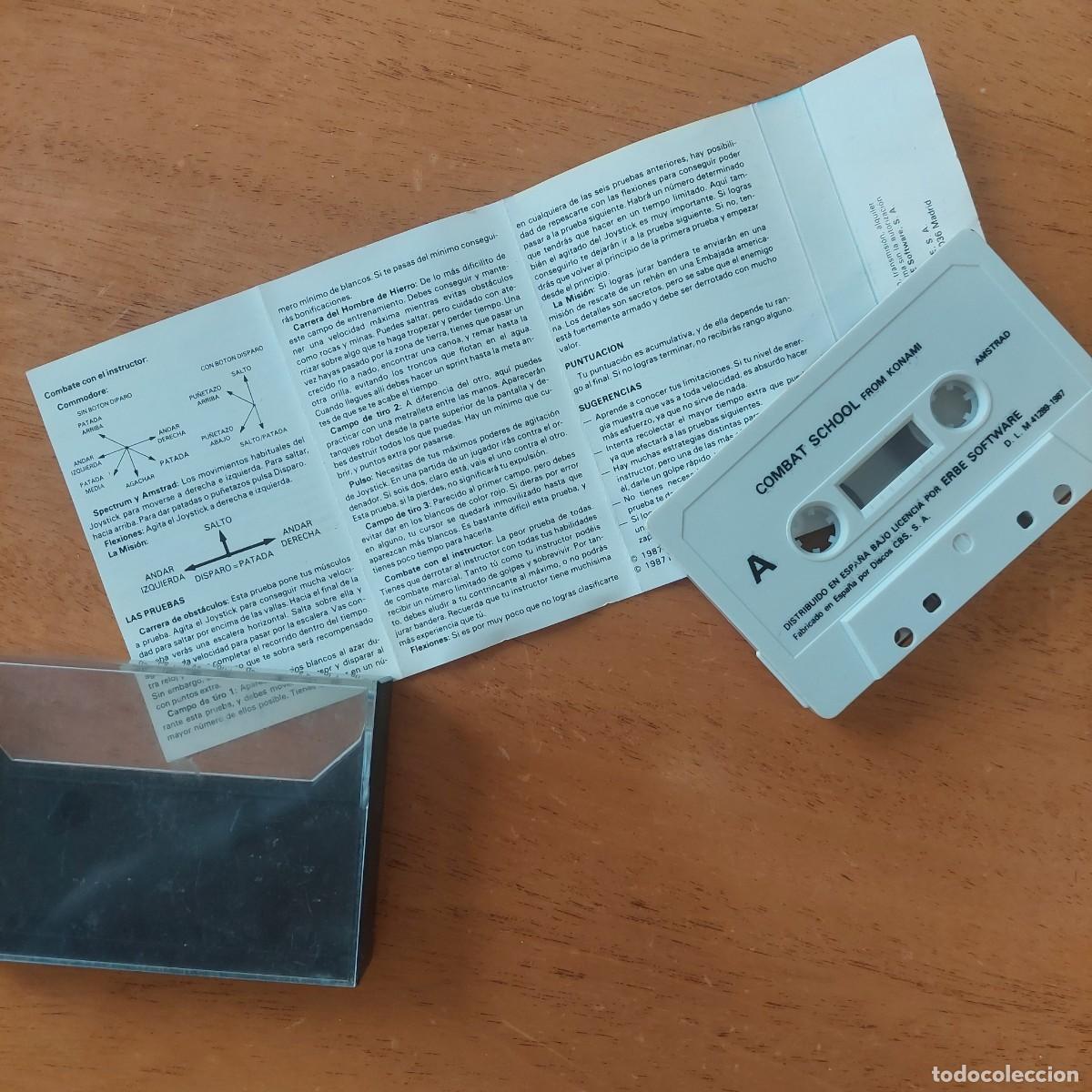 Videojuegos y consolas: COMBAT SCHOOL - AMSTRAD CASSETTE - ERBE - KONAMI - Foto 3