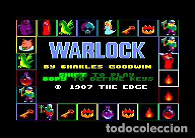 Videojuegos y consolas: Warlock [The Edge] 1987 - Erbe Software [AMSTRAD CPC] - Foto 8