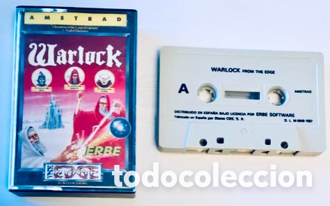 Videojuegos y consolas: Warlock [The Edge] 1987 - Erbe Software [AMSTRAD CPC] - Foto 4