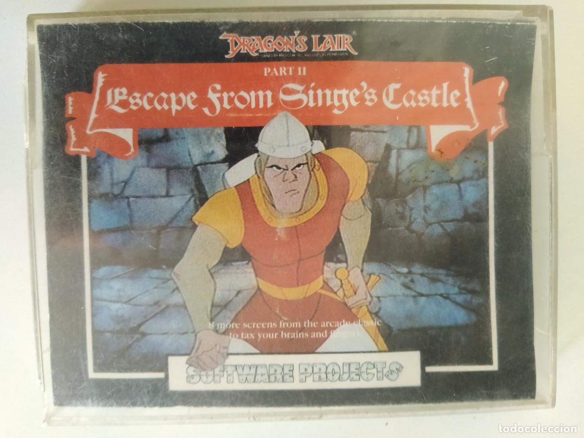 Videojuegos y consolas: DRAGONS LAIR AMSTRAD CPC 464 CASSETTE - Foto 1