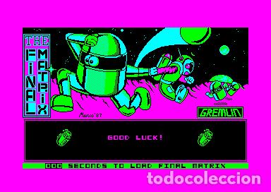 Videojuegos y consolas: The Final Matrix [Gremlin Graphics] 1987 Erbe Software [Amstrad CPC] - Foto 7