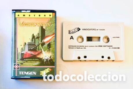 Videojuegos y consolas: Vindicators [Domark] 1988 Tengen - Erbe Software [Amstrad CPC] - Foto 3