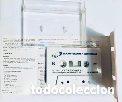 Videojuegos y consolas: Shadow Warriors [Ocean Software] 1990 Tecmo / Teque - Erbe Software [AMSTRAD CPC] Ninja Gaiden - Foto 4
