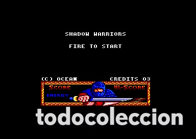 Videojuegos y consolas: Shadow Warriors [Ocean Software] 1990 Tecmo / Teque - Erbe Software [AMSTRAD CPC] Ninja Gaiden - Foto 9
