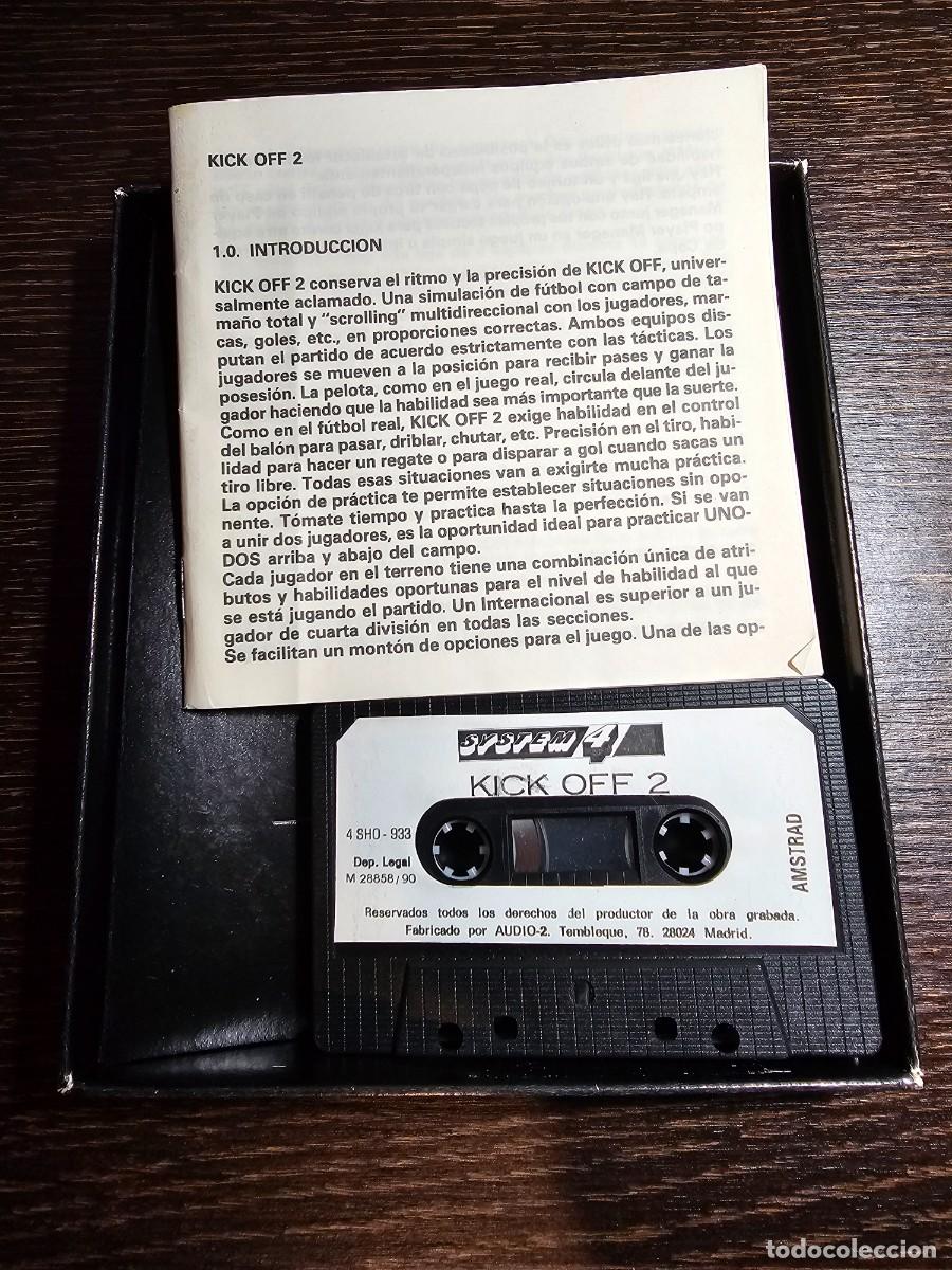Videojuegos y consolas: Kick off 2 (caja de cart&oacute;n) - Foto 3