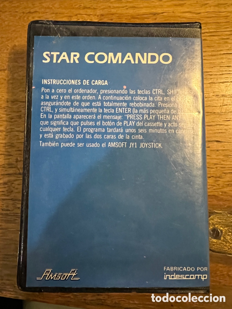Videojuegos y consolas: STAR COMANDO - AMSTRAD- AMSOFT- ESTUCHE BIG BOX - CINTA CASSETTE - Foto 2
