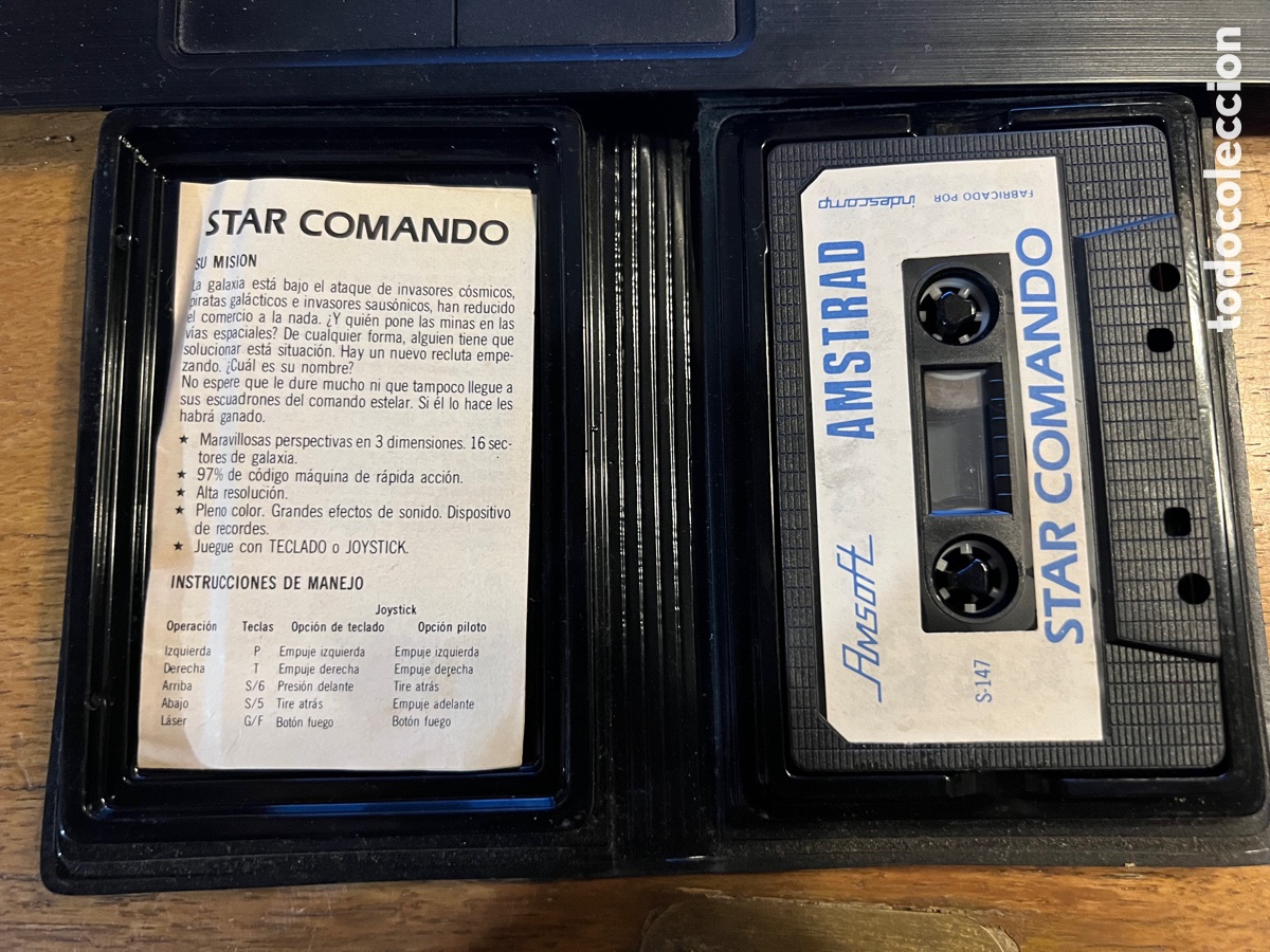 Videojuegos y consolas: STAR COMANDO - AMSTRAD- AMSOFT- ESTUCHE BIG BOX - CINTA CASSETTE - Foto 3