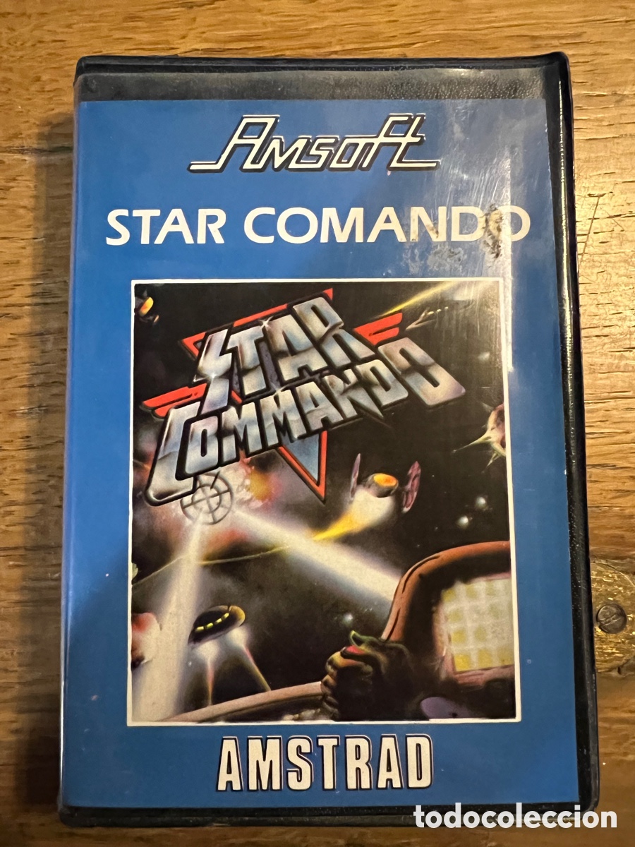 Videojuegos y consolas: STAR COMANDO - AMSTRAD- AMSOFT- ESTUCHE BIG BOX - CINTA CASSETTE - Foto 1