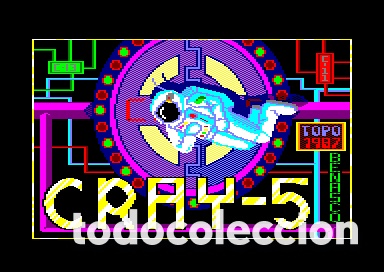Videojuegos y consolas: Cray-5 [ Topo Software ] 1987 Erbe Software [AMSTRAD CPC] - Foto 7