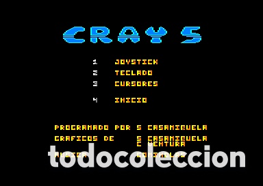 Videojuegos y consolas: Cray-5 [ Topo Software ] 1987 Erbe Software [AMSTRAD CPC] - Foto 8