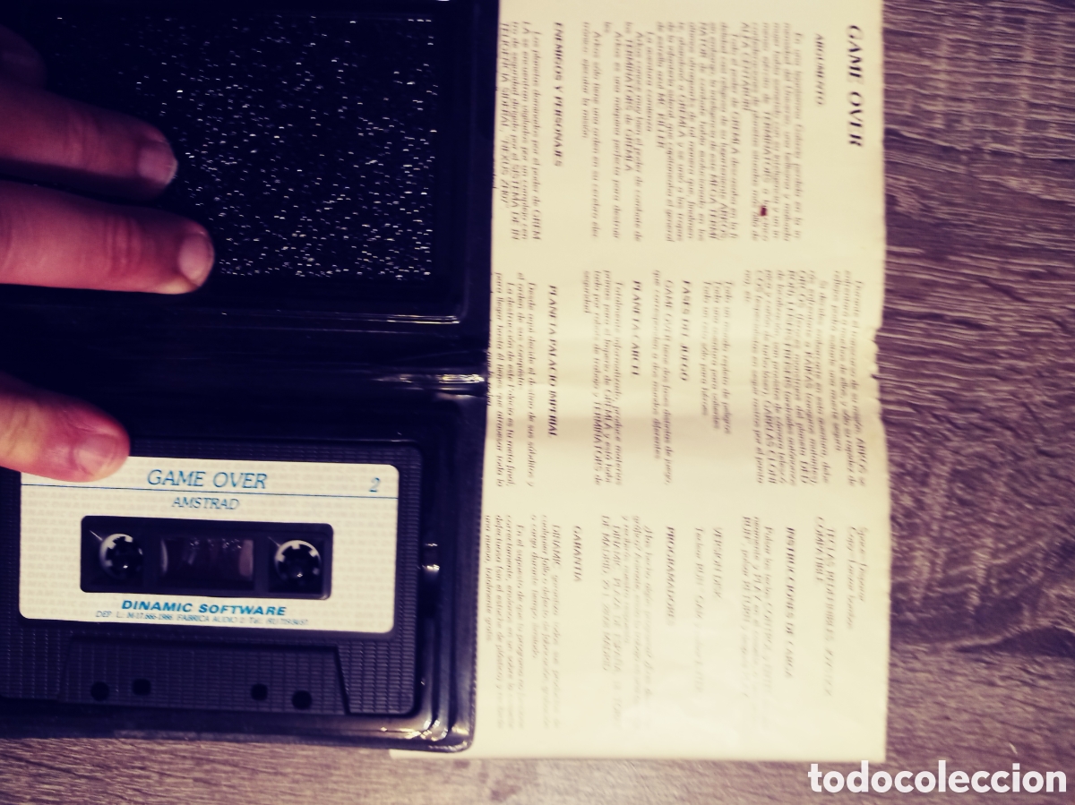 Videojuegos y consolas: GAME OVER. ESTUCHE DINAMIC SOFTWARE ESPA&Ntilde;A AMSTRAD - Foto 4