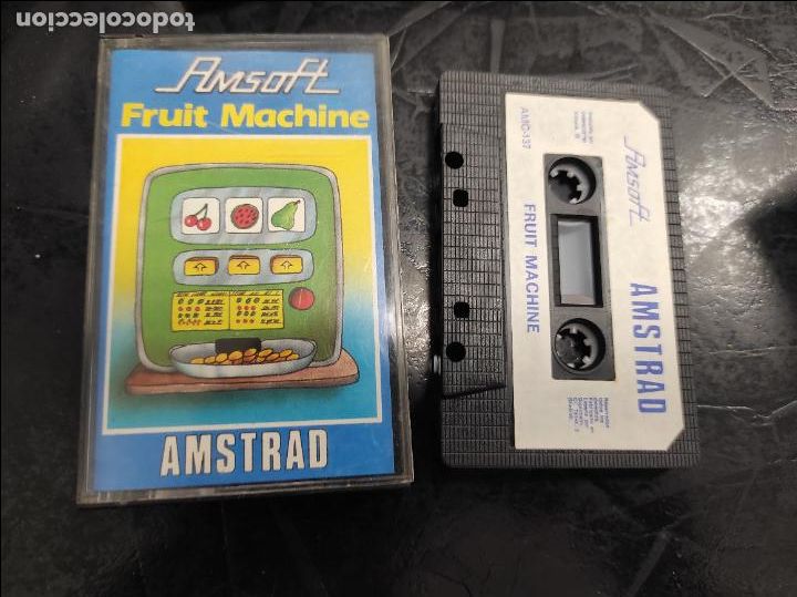 Videojuegos y consolas: FRUIT MACHINE AMSOFT CPC CASSETTE CINTA AMSTRAD - Foto 1