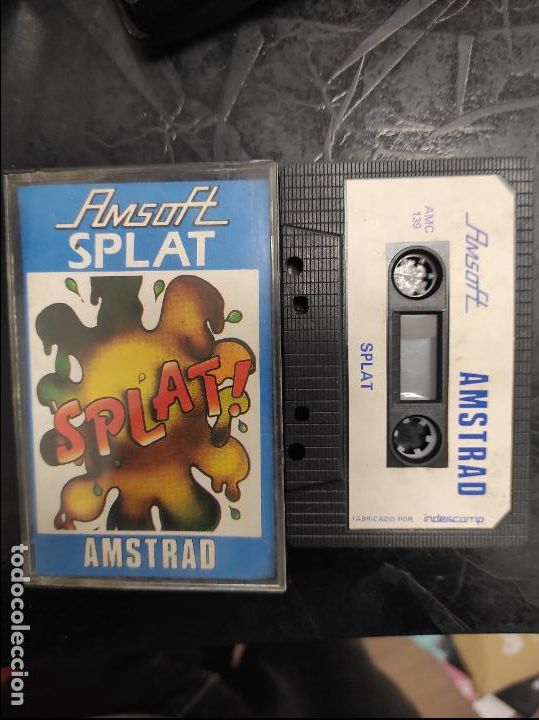 Videojuegos y consolas: SPLAT AMSOFT CPC CASSETTE CINTA Amastrad CPC - Foto 1