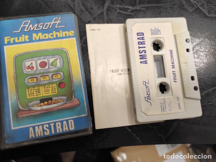 Videojuegos y consolas: FRUIT MACHINE AMSOFT CPC CASSETTE CINTA AMSTRAD - Foto 1