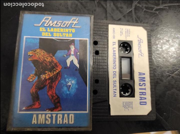 Videojuegos y consolas: EL LABERINTO DEL SULTAN AMSOFT CPC CASSETTE CINTA AMSTRAD - Foto 1