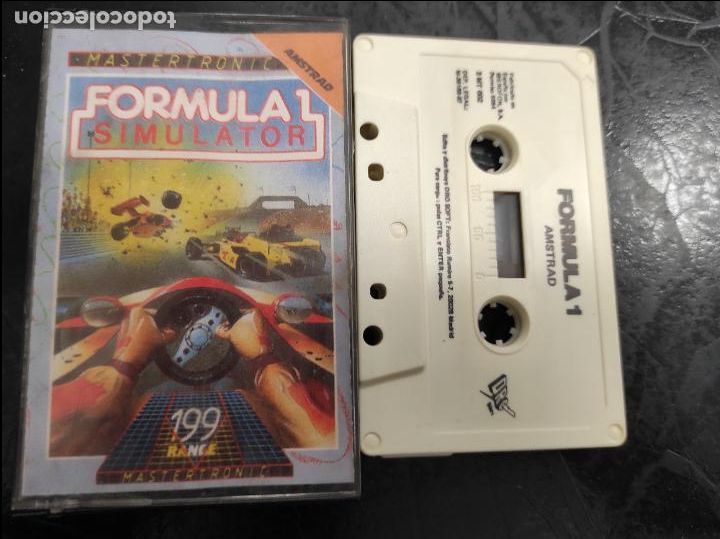 Videojuegos y consolas: AMSTRAD FORMULA 1 SIMULATOR EDICION ESPA&Ntilde;OLA - Foto 1