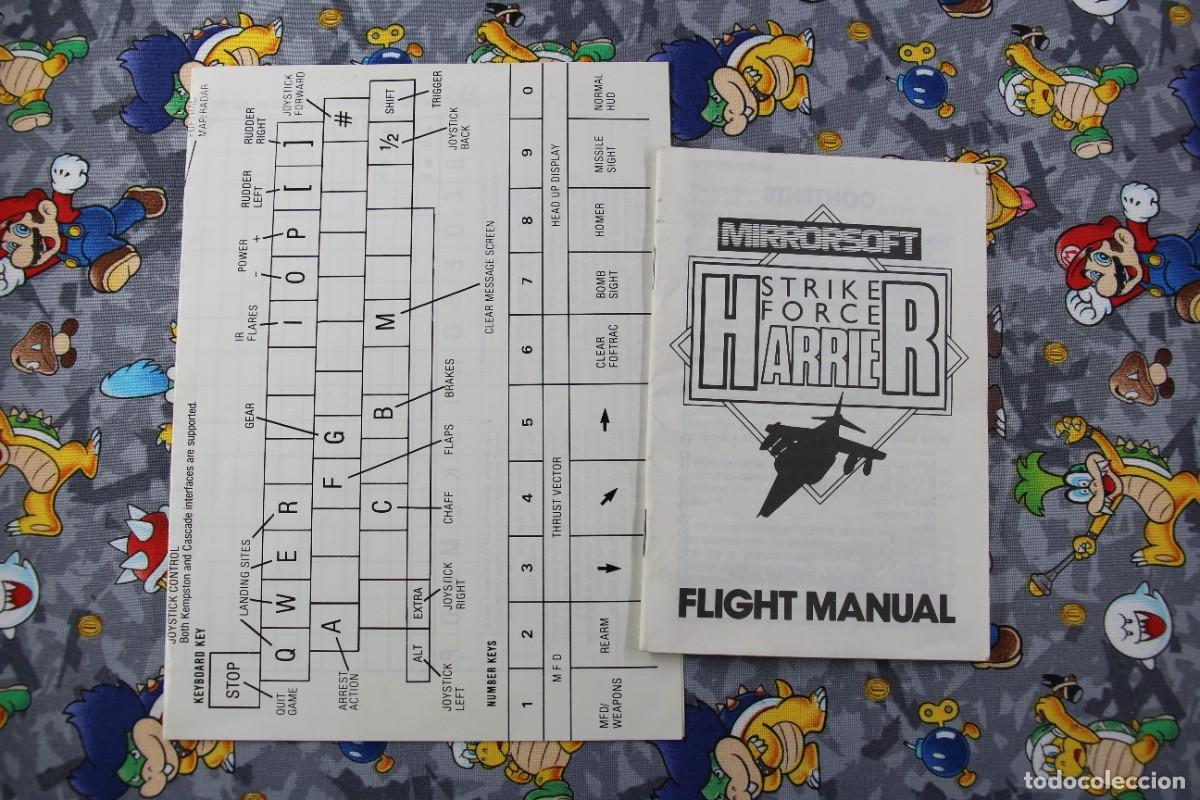 Videojuegos y consolas: AMSTRAD DISK DISCO PCW MIRRORSOFT STRIKE FORCE HARRIER VERSION INGLESA - Foto 4