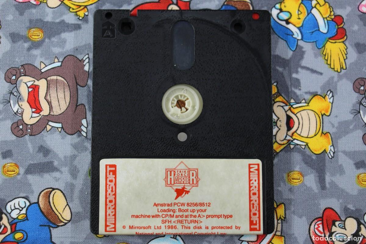 Videojuegos y consolas: AMSTRAD DISK DISCO PCW MIRRORSOFT STRIKE FORCE HARRIER VERSION INGLESA - Foto 5
