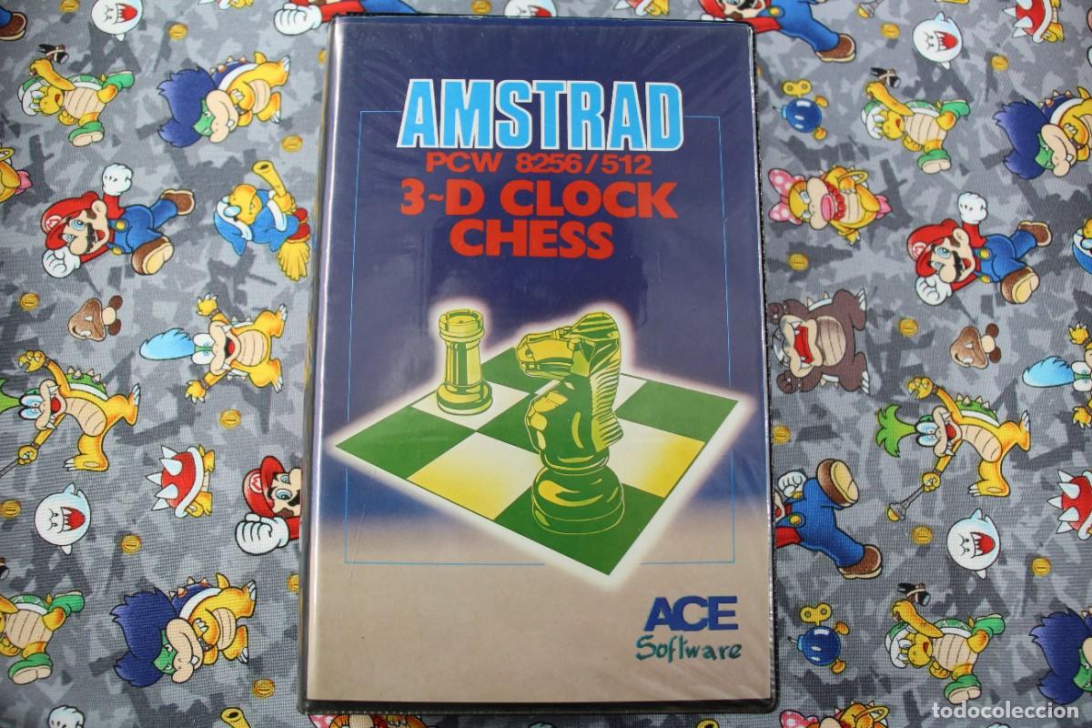 Videojuegos y consolas: AMSTRAD DISK DISCO ACE SOFTWARE PCW 8256 / 512 3D CLOCK CHESS VERSION ESPA&Ntilde;A - Foto 1