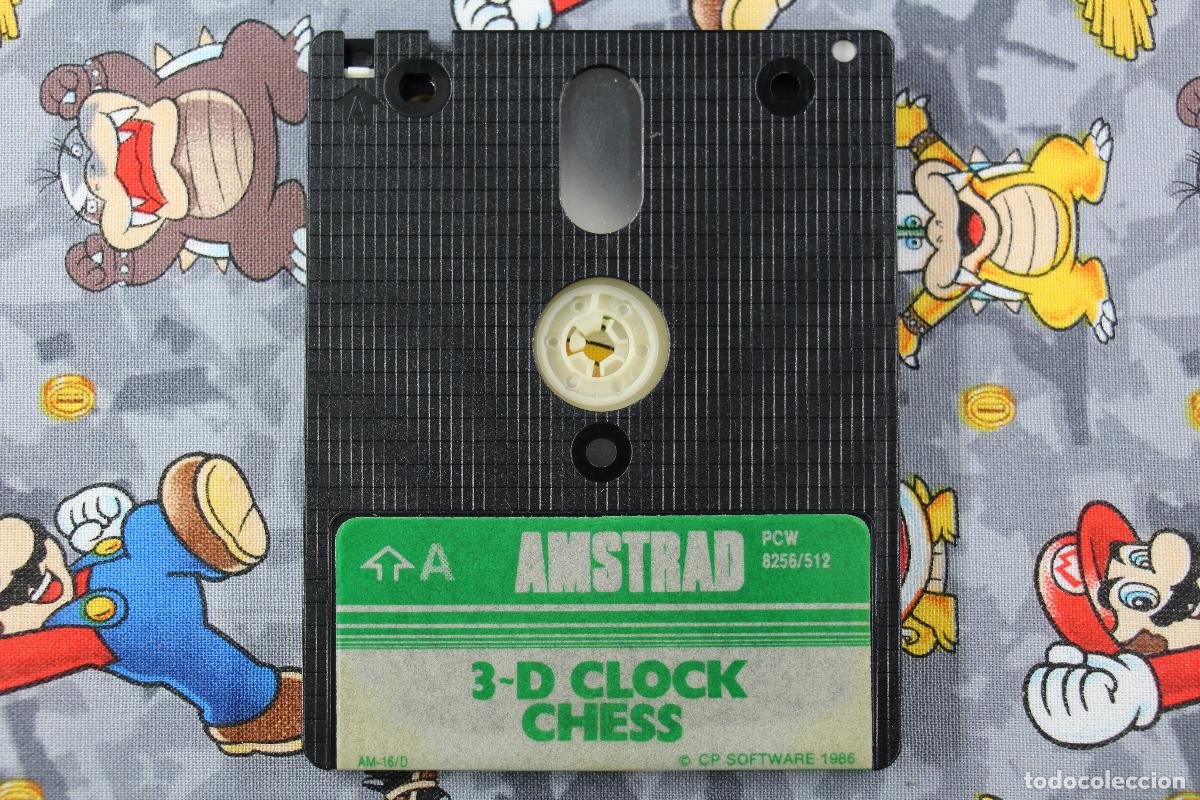 Videojuegos y consolas: AMSTRAD DISK DISCO ACE SOFTWARE PCW 8256 / 512 3D CLOCK CHESS VERSION ESPA&Ntilde;A - Foto 5