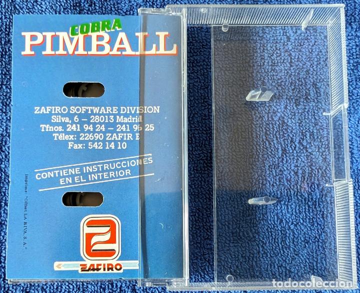 Videojuegos y consolas: Pimball Cobra - Zafiro Software - AMSTRAD (1988) - Foto 2