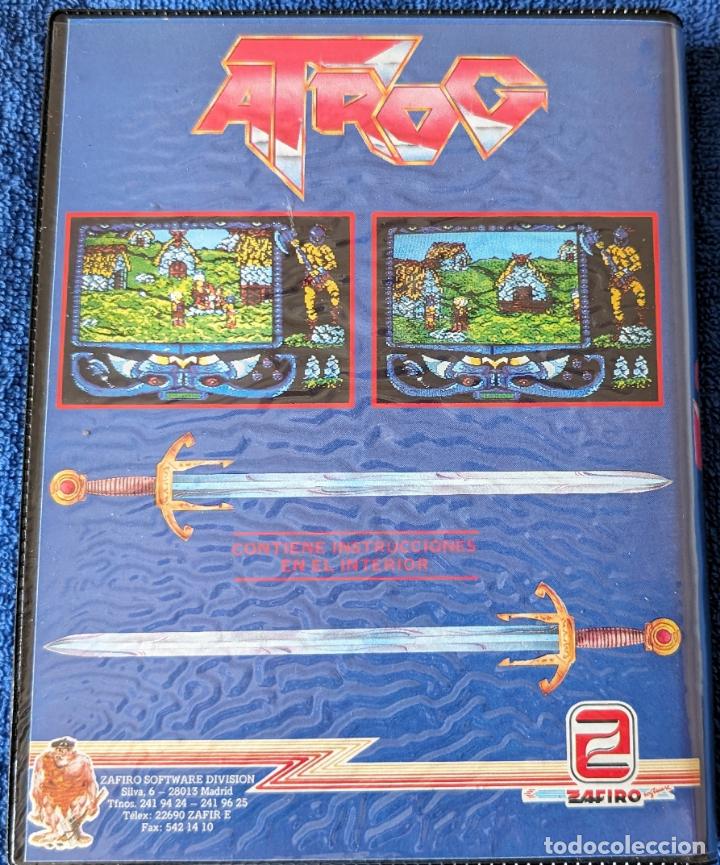 Videojuegos y consolas: ATROG - Zafiro Software - AMSTRAD (1988) - Foto 2