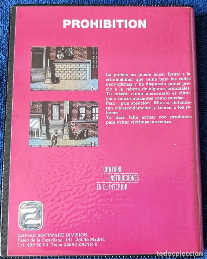 Videojuegos y consolas: Prohibition - Zafiro Software - AMSTRAD (1987) - Foto 2
