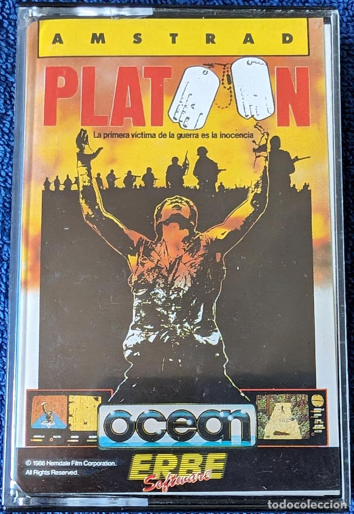 Videojuegos y consolas: Platoon - ERBE Software - Ocean - AMSTRAD (1986) - Foto 1