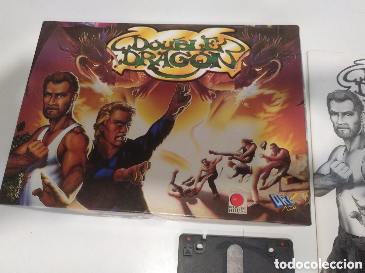 Videojuegos y consolas: Juego Amstrad disco Double Dragon - Foto 1