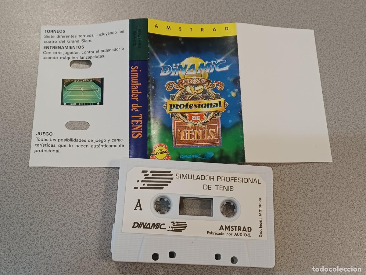 Videojuegos y consolas: Simulador profesional de tenis Dinamic Amstrad IBSA - Foto 2