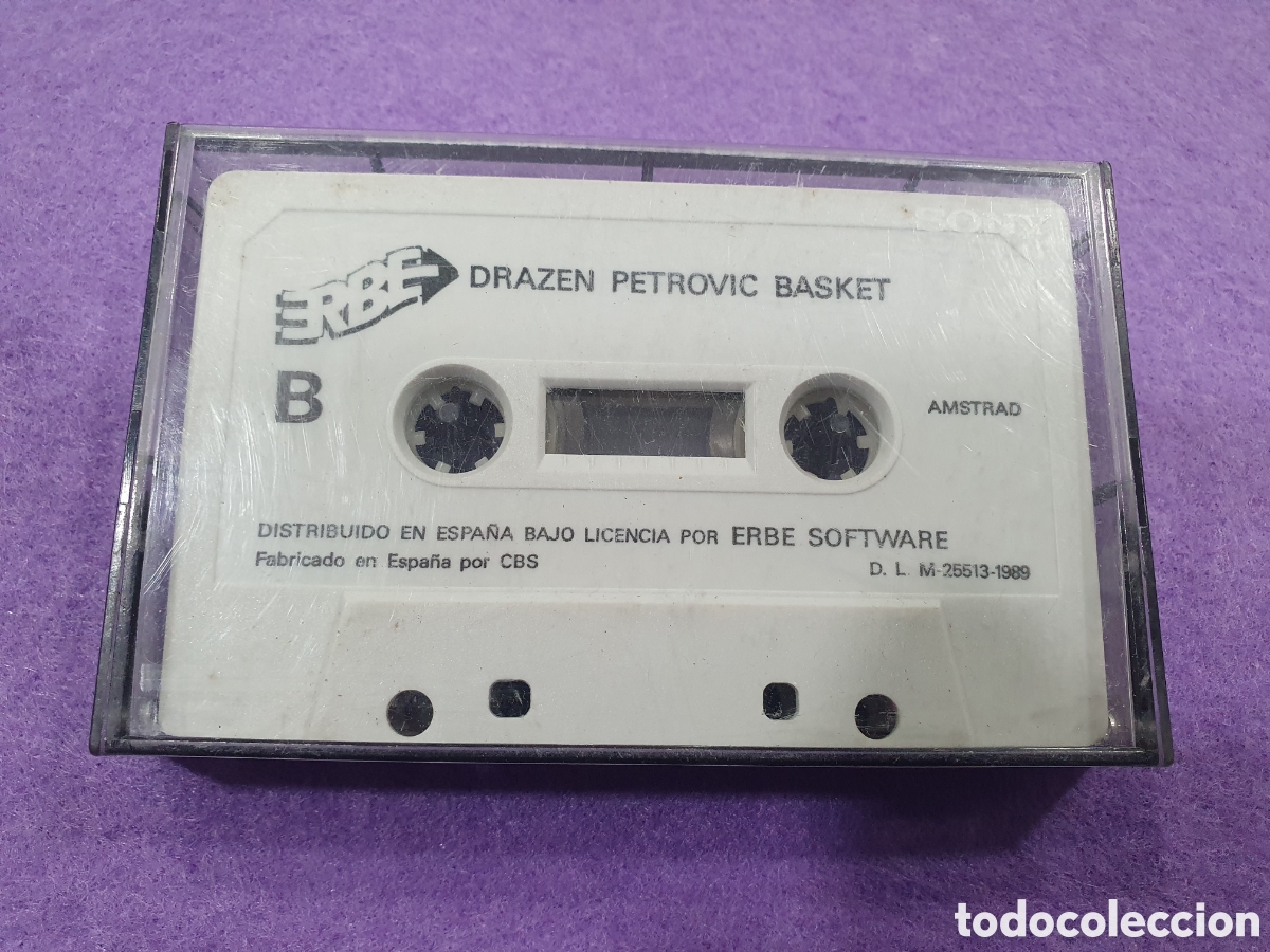 Videojuegos y consolas: Amstrad. Drazen Petrovic Basket. (L89) - Foto 1